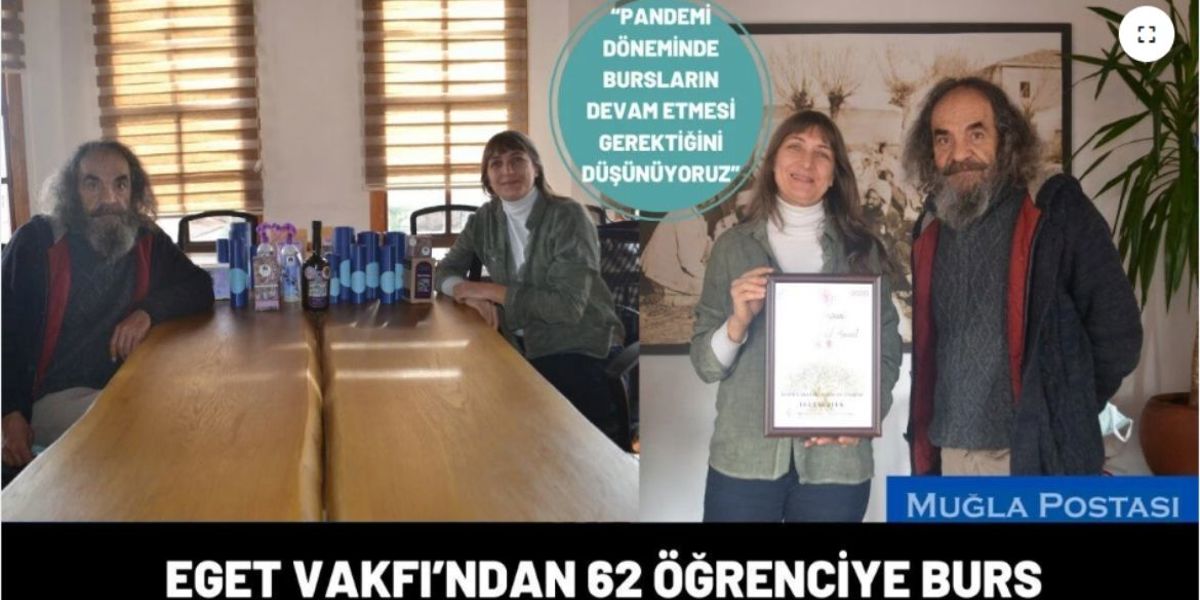 EGET VAKFI'NDAN 62 ÖĞRENCİYE BURS