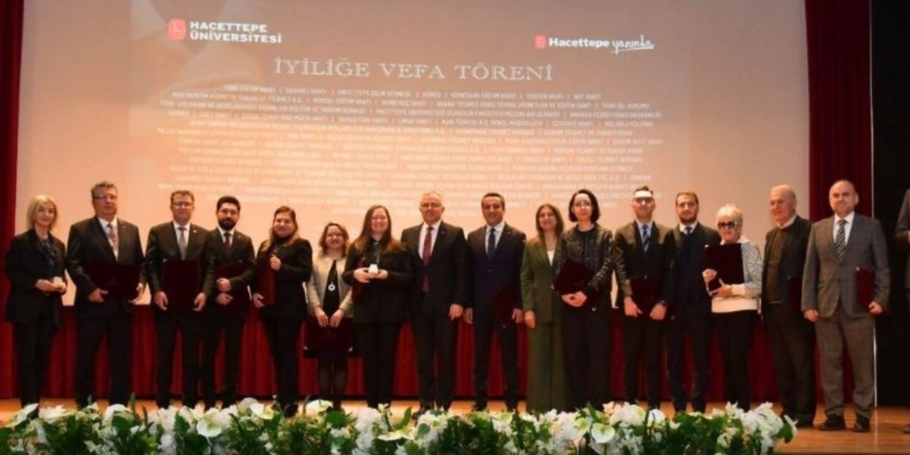 EGET VAKFI’NA HACETTEPE ÜNİVERSİTESİ’NDEN TEŞEKKÜR BELGESİ